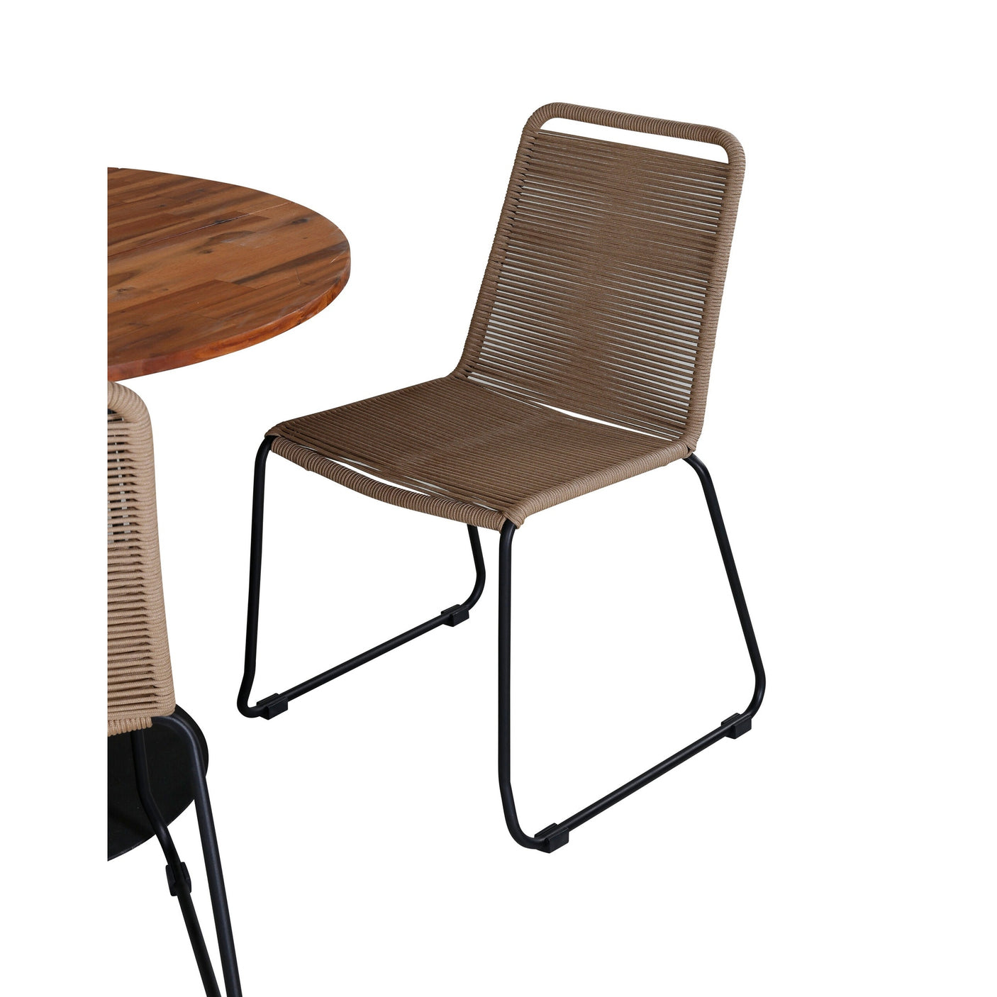 Cot spisebord ø100cm + Lindos stablestol Venture Design Spisegruppe