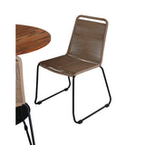 Cot spisebord ø100cm + Lindos stablestol Venture Design Spisegruppe