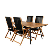 Chan spisebord 200cm + Liten John stol Venture Design Spisegruppe