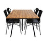 Chan spisebord 200cm + Julian spisestoler Venture Design Spisegruppe
