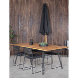 Chan spisebord 200cm + Lina spisestoler Venture Design Spisegruppe