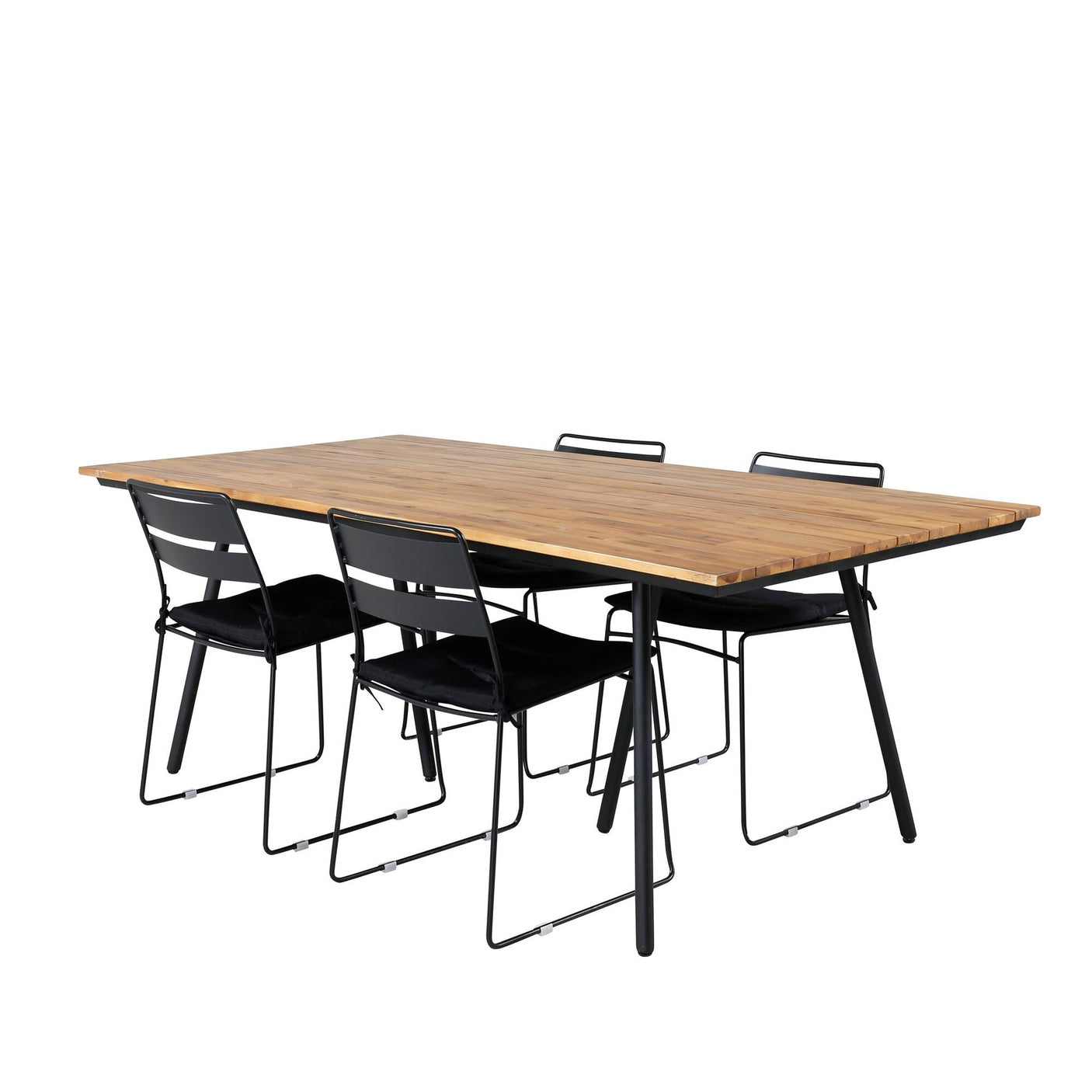 Chan spisebord 200cm + Lina spisestoler Venture Design Spisegruppe