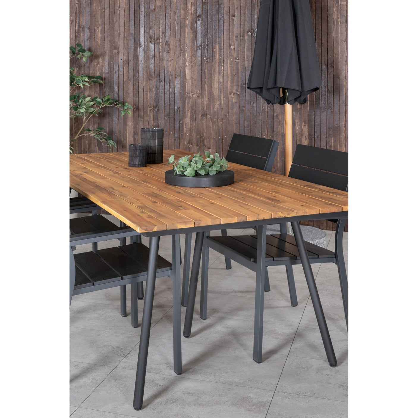 Chan spisebord 200cm + Levels stol Venture Design Spisegruppe