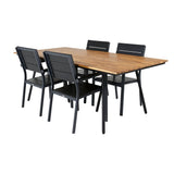 Chan spisebord 200cm + Levels stol Venture Design Spisegruppe