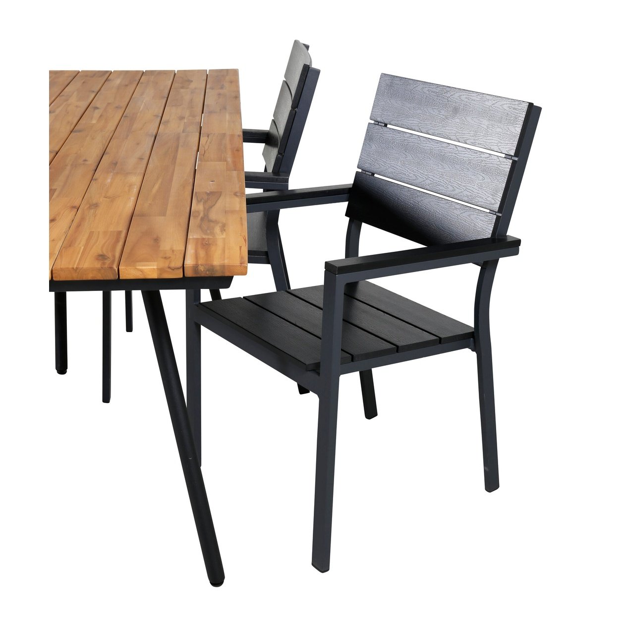 Chan spisebord 200cm + Levels stol Venture Design Spisegruppe