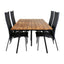 Chan spisebord 200cm + Copacabana Lenestol Venture Design Spisegruppe