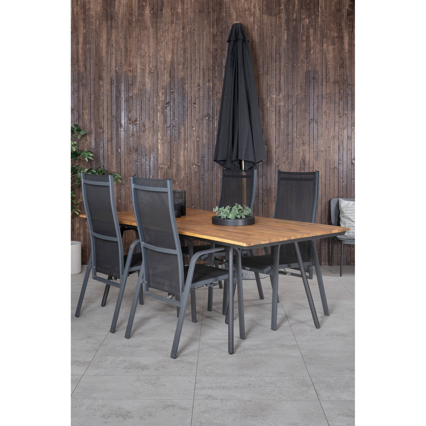 Chan spisebord 200cm + Copacabana Lenestol Venture Design Spisegruppe