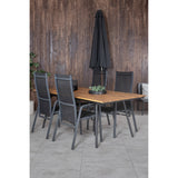 Chan spisebord 200cm + Copacabana Lenestol Venture Design Spisegruppe