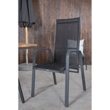 Chan spisebord 200cm + Copacabana Lenestol Venture Design Spisegruppe