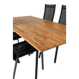 Chan spisebord 200cm + Copacabana Lenestol Venture Design Spisegruppe