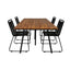Chan spisebord 200cm + Lindos Venture Design Spisegruppe