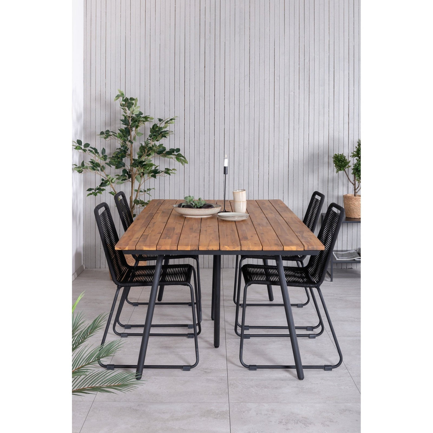 Chan spisebord 200cm + Lindos Venture Design Spisegruppe
