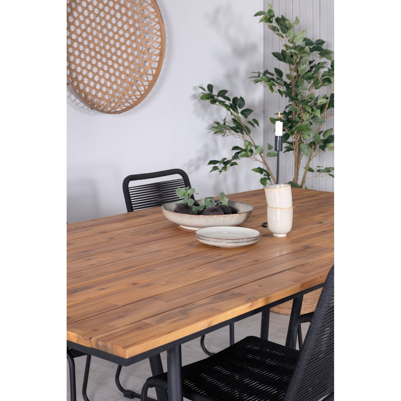 Chan spisebord 200cm + Lindos Venture Design Spisegruppe