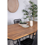 Chan spisebord 200cm + Lindos Venture Design Spisegruppe