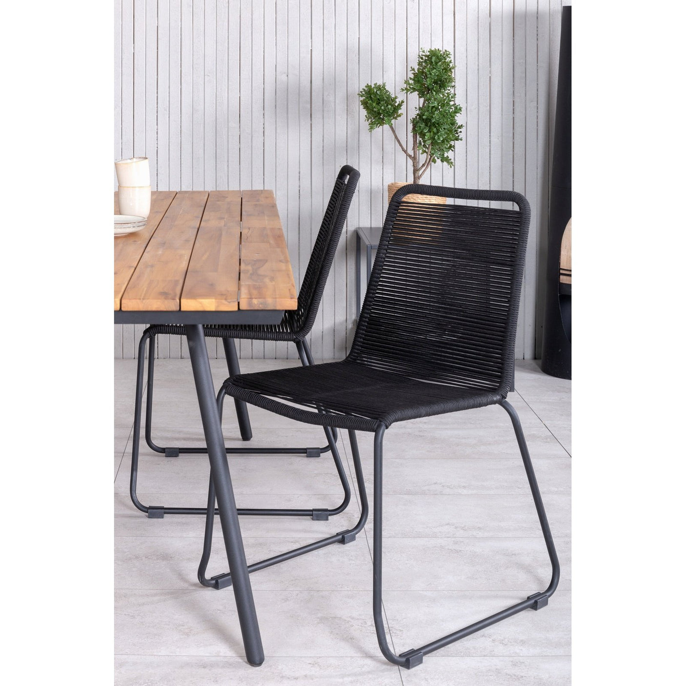 Chan spisebord 200cm + Lindos Venture Design Spisegruppe