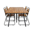 Chan spisebord 200cm + Bois spisestoler Venture Design Spisegruppe