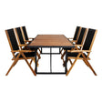 Khung spisebord/ 200*100cm + Liten John stol / Venture Design Spisegruppe