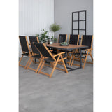 Khung spisebord/ 200*100cm + Liten John stol / Venture Design Spisegruppe