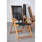 Khung spisebord/ 200*100cm + Liten John stol / Venture Design Spisegruppe