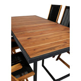 Khung spisebord/ 200*100cm + Liten John stol / Venture Design Spisegruppe
