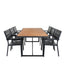 Khung Spisebord/ 200*100cm + Levels stol Venture Design Spisegruppe