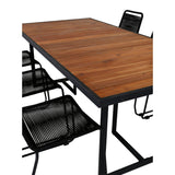 Khung spisebord/ 200*100cm + Lindos Venture Design Spisegruppe