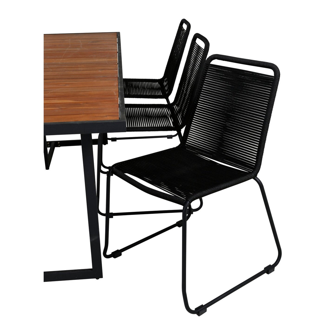 Khung spisebord/ 200*100cm + Lindos Venture Design Spisegruppe