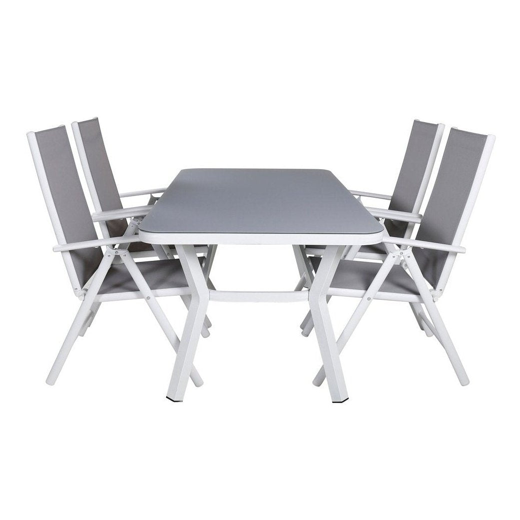 Virya Spisebord lite bord + Break stoler Venture Design Spisegruppe