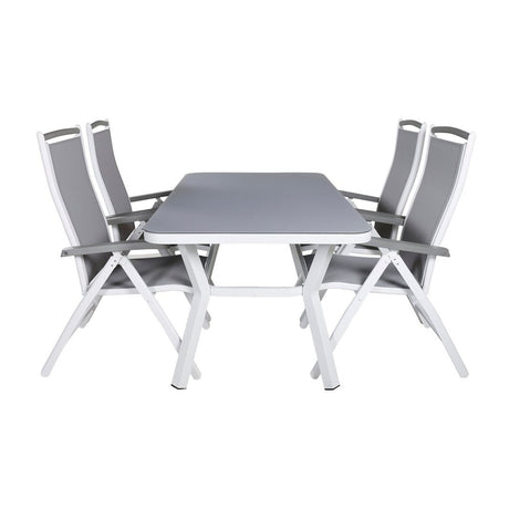 Virya spisebord lite bord + Albany stol Venture Design Spisegruppe