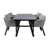 Virya spisebord + Virya spisestoler Venture Design Spisegruppe