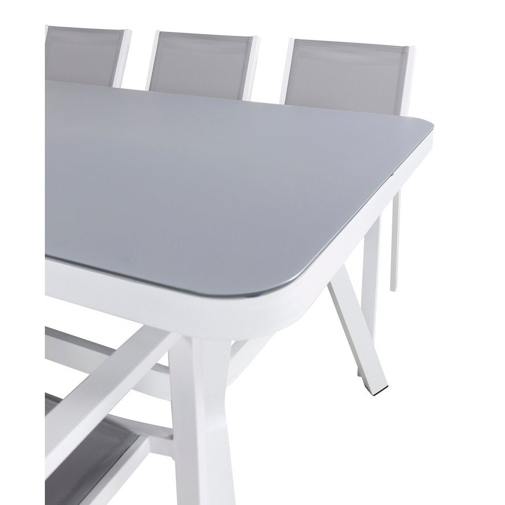 Virya spisebord stort bord + Copacabana / Venture Design Spisegruppe