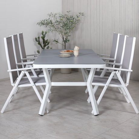 Virya spisebord stort bord + Break stol Venture Design Spisegruppe