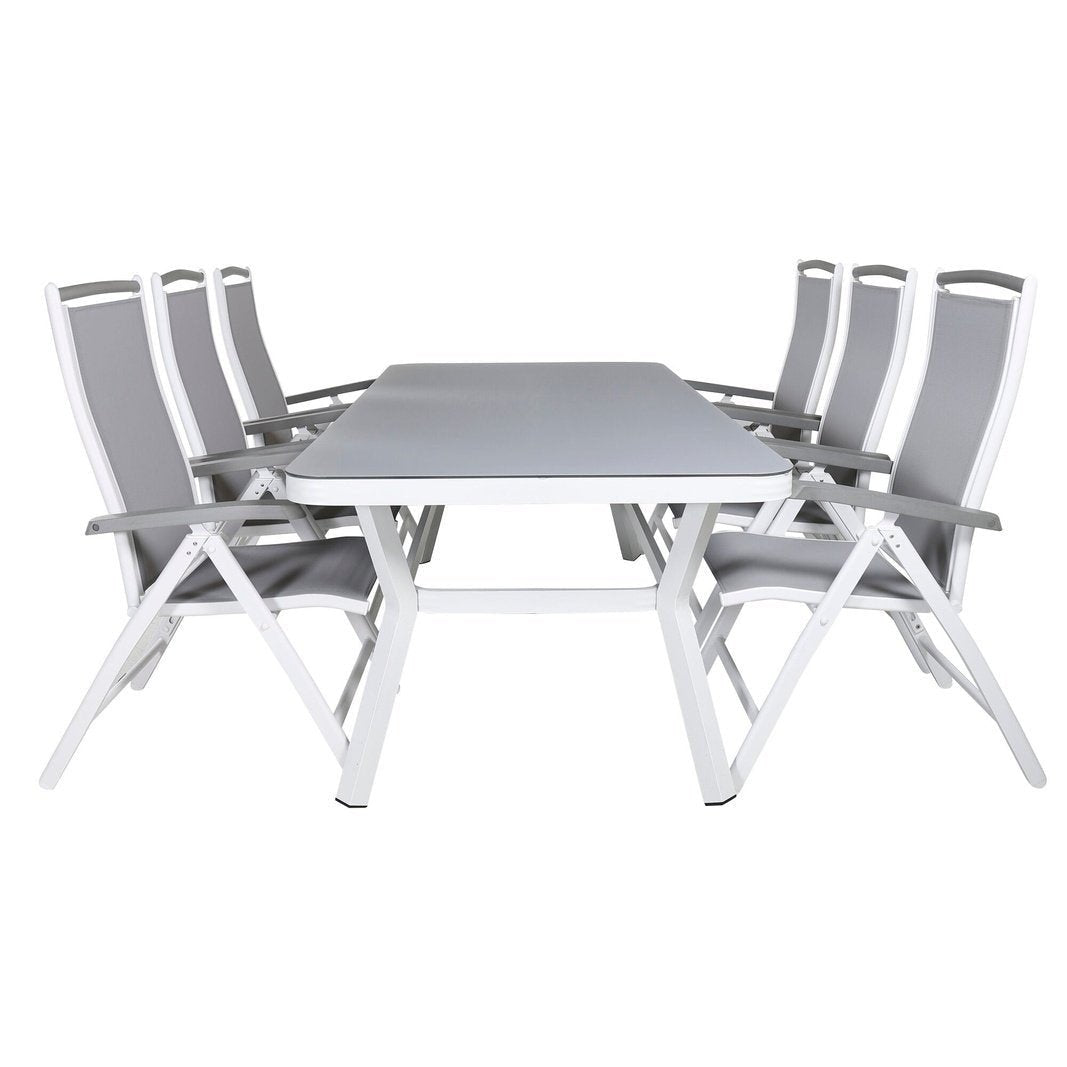 Virya spisebord stort bord + Albany stol Venture Design Spisegruppe