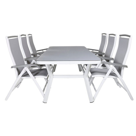 Virya spisebord stort bord + Albany stol Venture Design Spisegruppe