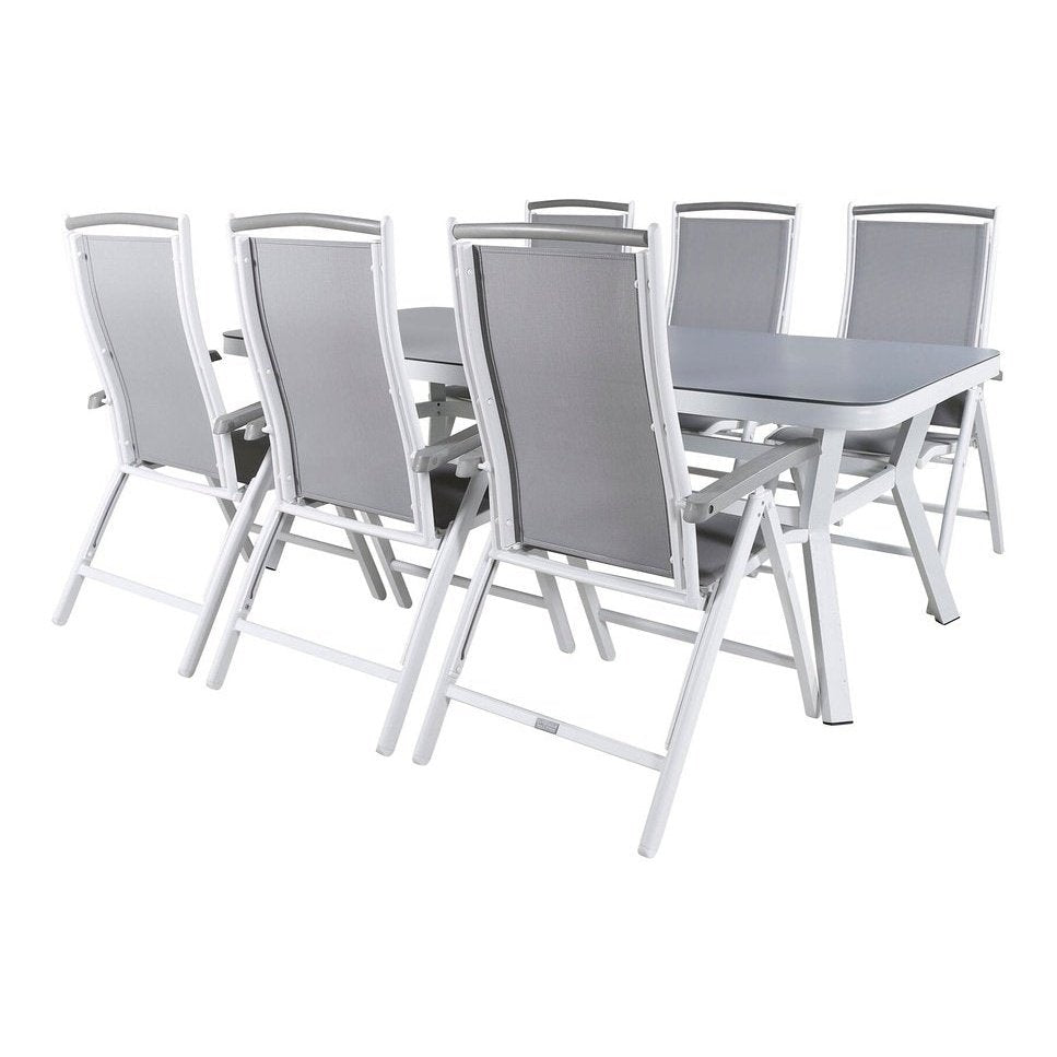 Virya spisebord stort bord + Albany stol Venture Design Spisegruppe