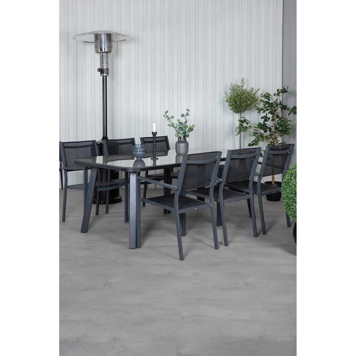 Paola spisebord 200*100 + Copacabana Venture Design Spisegruppe
