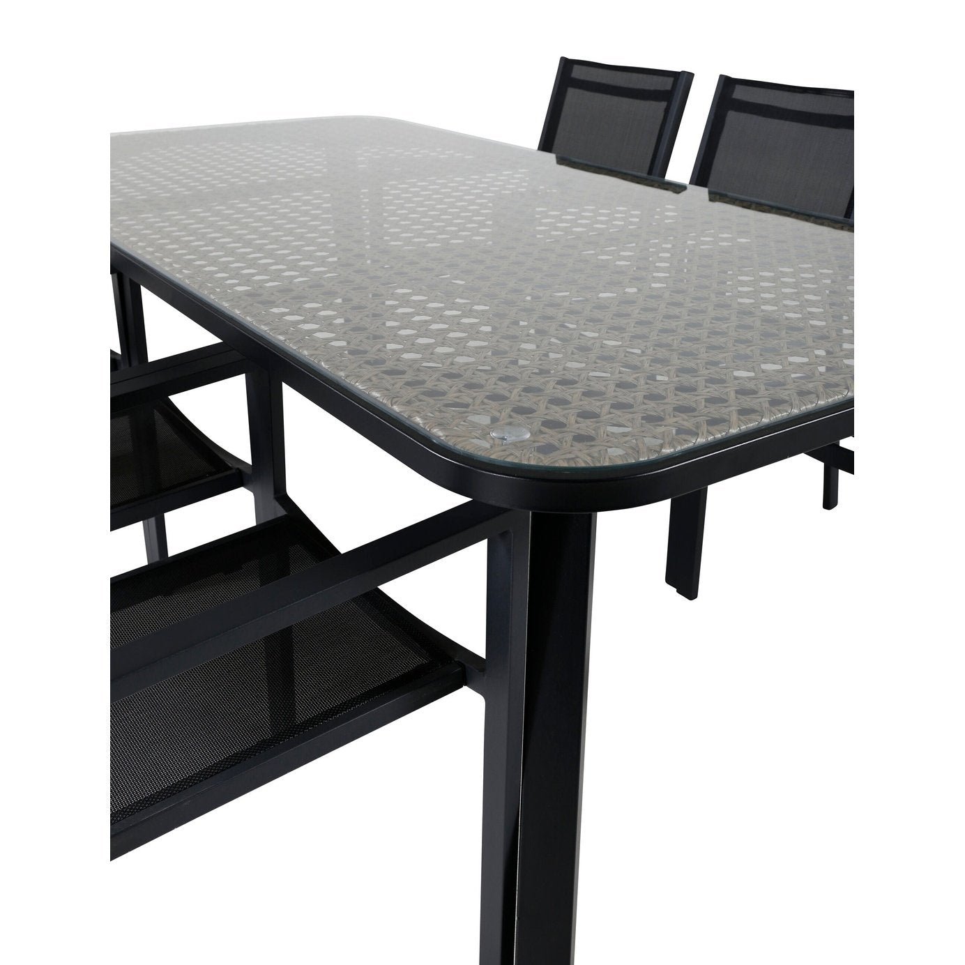 Paola spisebord 200*100 + Copacabana Venture Design Spisegruppe