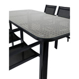Paola spisebord 200*100 + Copacabana Venture Design Spisegruppe