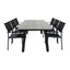 Paola spisebord 200*100 + Santorini Armstol Venture Design Spisegruppe