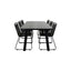 Paola spisebord 200*100 + Lindos Venture Design Spisegruppe