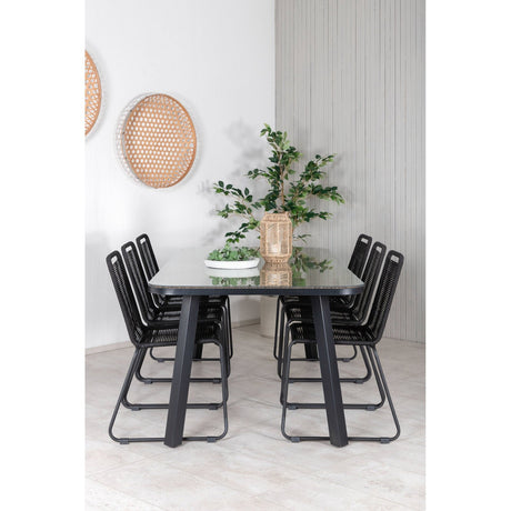 Paola spisebord 200*100 + Lindos Venture Design Spisegruppe