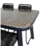 Paola spisebord 200*100 + Lindos Venture Design Spisegruppe