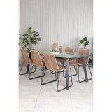 Paola spisebord 200*100 + Lindos Venture Design Spisegruppe