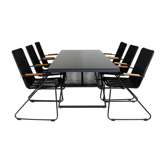 Dallas spisebord + Bois lenestol Venture Design Spisegruppe