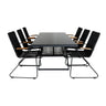 Dallas spisebord + Bois lenestol Venture Design Spisegruppe