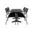 Denver 70*120 + Nikkel spisestoler m. armlene Venture Design Spisegruppe