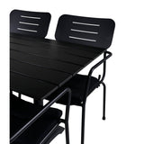 Denver 70*120 + Nikkel spisestoler m. armlene Venture Design Spisegruppe