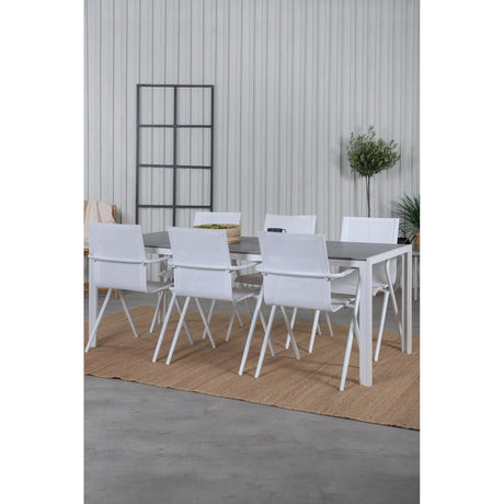 Break bord 205*90 + Alina spisestoler Venture Design Spisegruppe