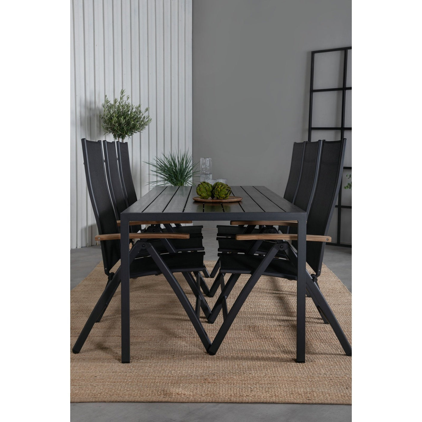 Break Table 205*90 + Panama lettstol Venture Design Spisegruppe