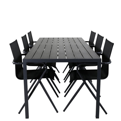Break Table 205*90 + Alina spisestoler Venture Design Spisegruppe